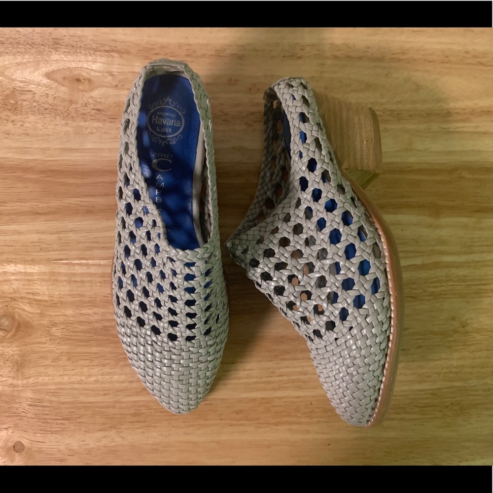 Jeffrey Campbell woven mules size 5.5